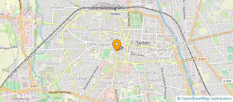 localisation de l'entreprise A.I.S.S. à TARBES