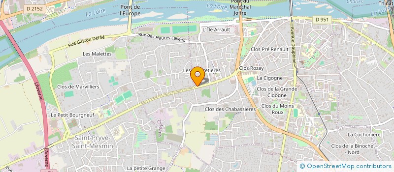 localisation de l'entreprise A I S V E R T  ORLEANS