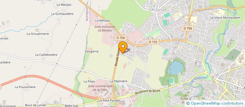 localisation de l'entreprise A.I.T.35  LECOUSSE