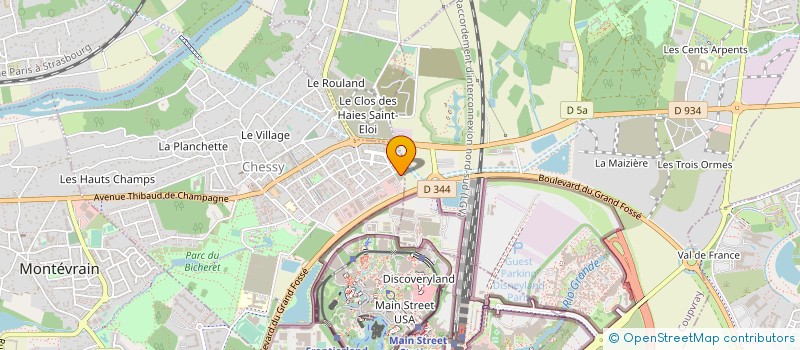 localisation de l'entreprise A.I.T.BUREAUTIQUE à CHESSY