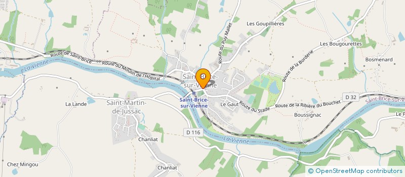 localisation de l'entreprise A-I-TECH (AVENIR ISOLATION TECHNIQUE) à SAINT-BRICE-SUR-VIENNE