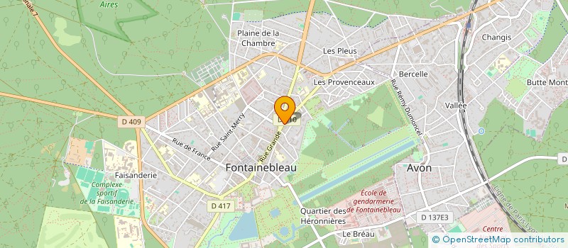 localisation de l'entreprise A IMPRIM à FONTAINEBLEAU