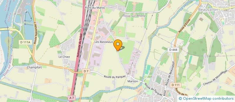 localisation de l'entreprise A-INVEST  ETOILE-SUR-RHONE