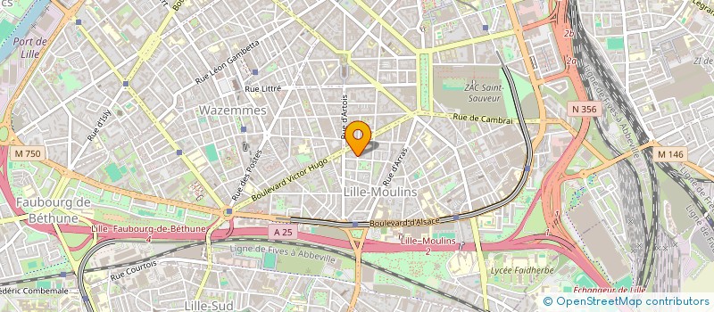 localisation de l'entreprise A INVESTIMENTI à LILLE