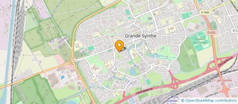 localisation de l'entreprise A.J.2.V  GRANDE-SYNTHE