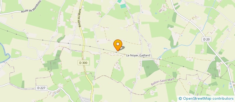 localisation de l'entreprise A.J.  BALLON-SAINT MARS