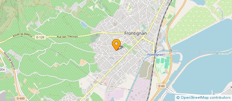 localisation de l'entreprise A.J 7 IMMO à FRONTIGNAN