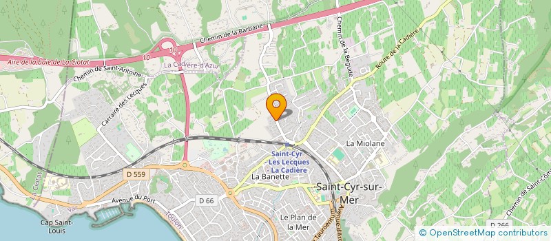 localisation de l'entreprise A J à SAINT-CYR-SUR-MER
