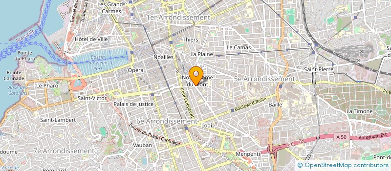 localisation de l'entreprise A&J à MARSEILLE