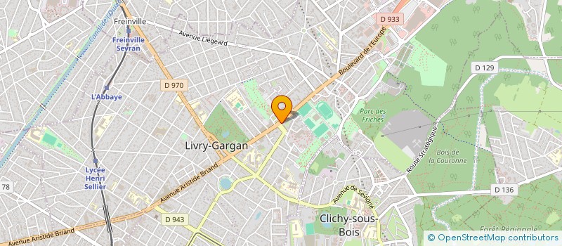 localisation de l'entreprise A.J. à LIVRY-GARGAN