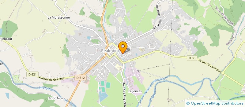 localisation de l'entreprise A.J.A.J.  REALMONT