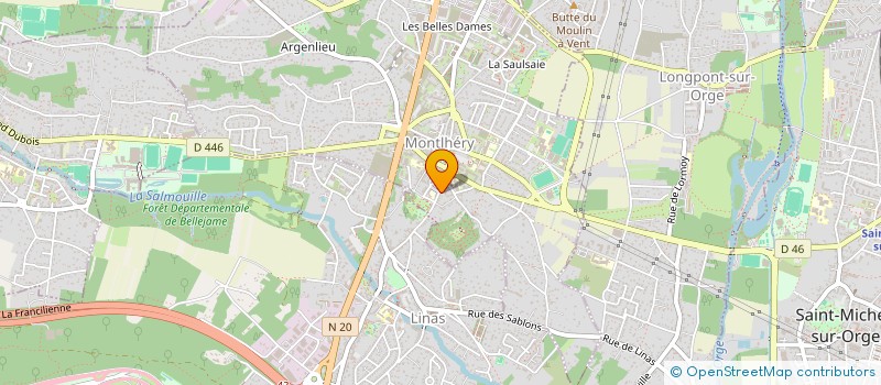 localisation de l'entreprise A J A VALET  MONTLHERY