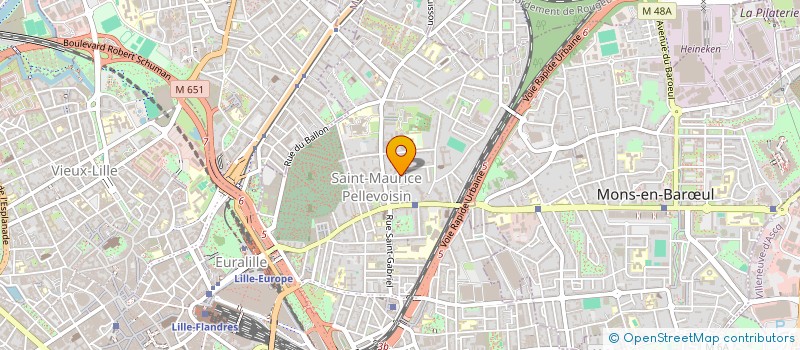 localisation de l'entreprise A.J.ASSURANCES à LILLE