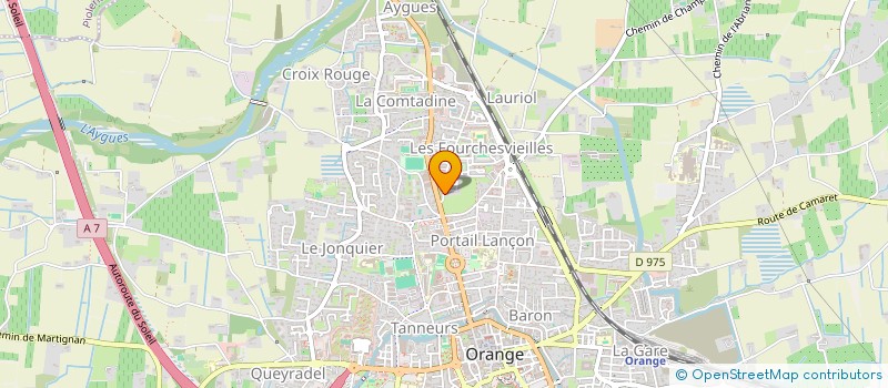 localisation de l'entreprise A.J. AUTO à ORANGE