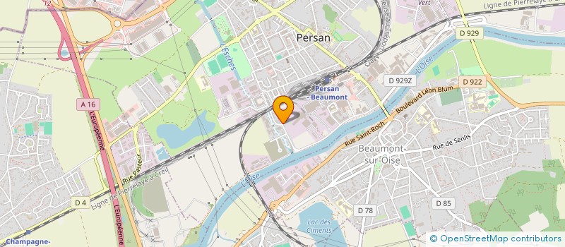 localisation de l'entreprise A.J.B BATIMENTS  PERSAN