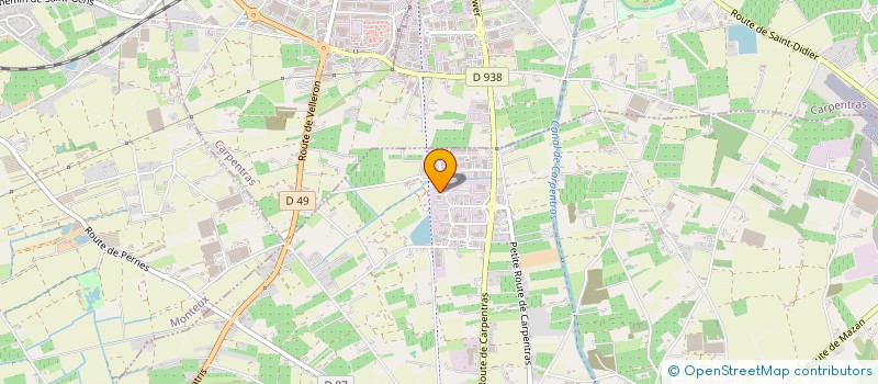 localisation de l'entreprise A. J. BAT  PERNES LES FONTAINES