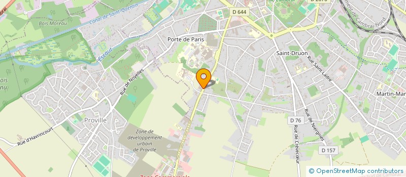 localisation de l'entreprise A J C à CAMBRAI