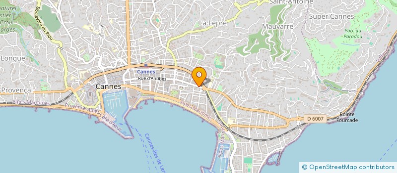 localisation de l'entreprise A.J.C  CANNES