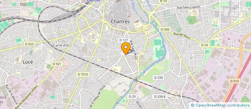 localisation de l'entreprise A.J.C. à CHARTRES