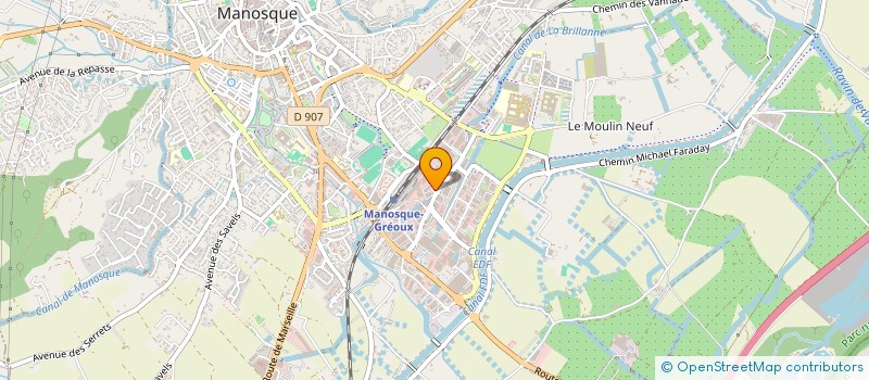 localisation de l'entreprise A J C AUDIT à MANOSQUE