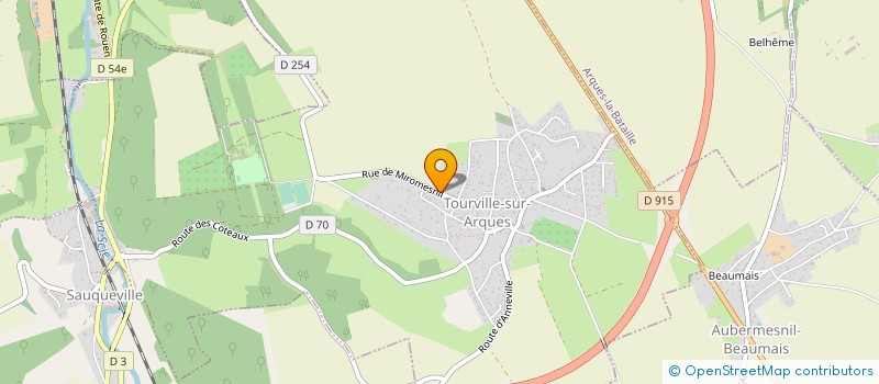 localisation de l'entreprise A.J.C IMMO  TOURVILLE-SUR-ARQUES