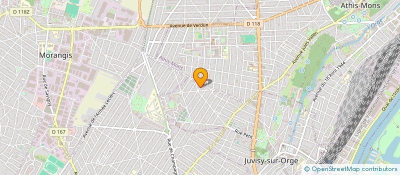 localisation de l'entreprise A.J.C IMMO à JUVISY-SUR-ORGE