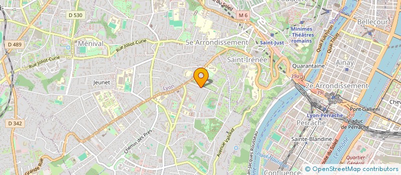 localisation de l'entreprise A.J. CONCEPTION  SAINTE-FOY-LES-LYON