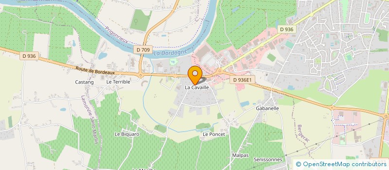 localisation de l'entreprise A & J CORPORATION  SAINT-LAURENT-DES-VIGNES