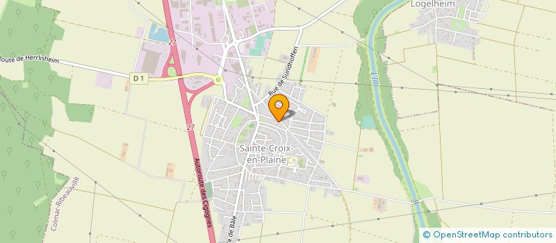 localisation de l'entreprise A.J.D. à SAINTE-CROIX-EN-PLAINE