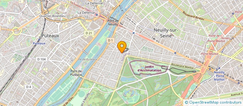 localisation de l'entreprise A.J.D.CONSEIL à NEUILLY-SUR-SEINE