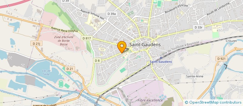 localisation de l'entreprise A.J.E.  VALENTINE