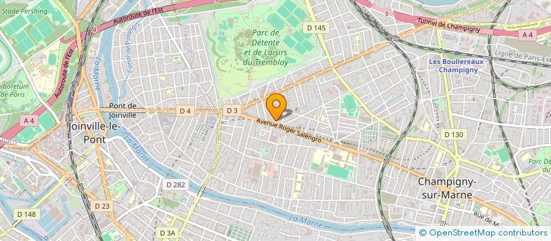 localisation de l'entreprise A. J. E. C. T FRANCE  CHAMPIGNY-SUR-MARNE