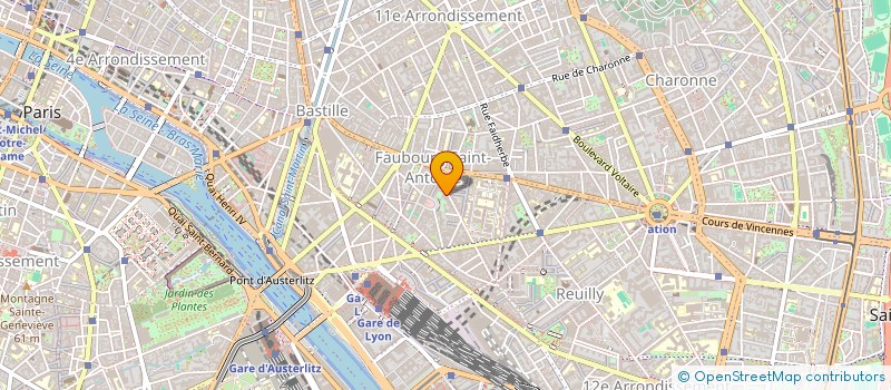 localisation de l'entreprise A.J.E COMMUNICATION  PARIS