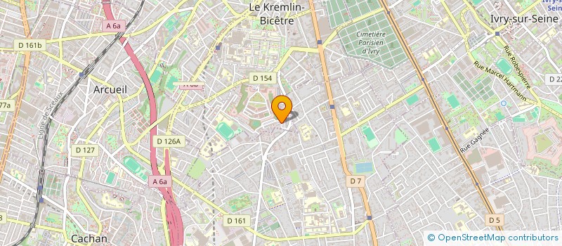 localisation de l'entreprise A.J.E SERVICRS  LE KREMLIN-BICETRE