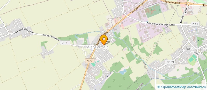 localisation de l'entreprise A&J EVENT  SAINT-GERMAIN