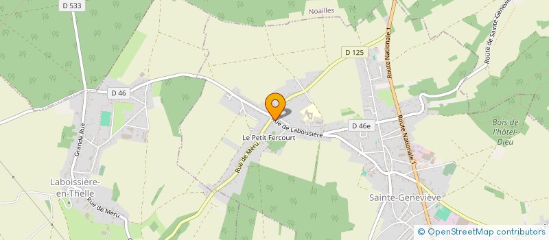localisation de l'entreprise A.J FAURE COUVERTURE à CHAILLAC-SUR-VIENNE