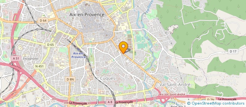 localisation de l'entreprise A.J. FRANCE SERVICES à AIX-EN-PROVENCE