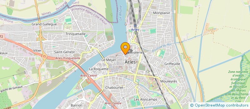 localisation de l'entreprise A J GAMES  ARLES