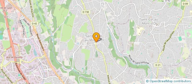 localisation de l'entreprise A.J.H  SAINT-DIDIER-AU-MONT-D'OR