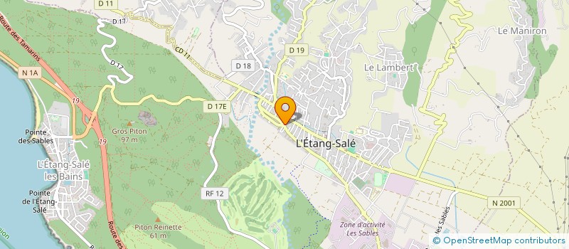 localisation de l'entreprise A&J HOLDING  L'ETANG-SALE