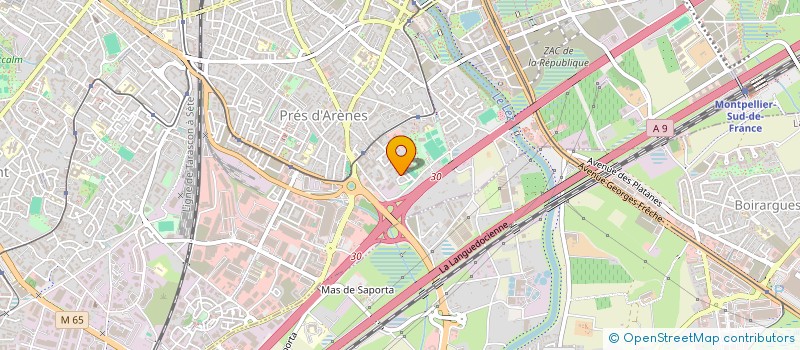 localisation de l'entreprise A J I R ASS JUSTICE INFORM REPAR POUR LES HARKIS à MONTPELLIER