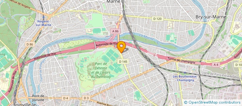 localisation de l'entreprise A.J.I.R POUR LES HARKIS ILE-DE-FRANCE  CHAMPIGNY-SUR-MARNE