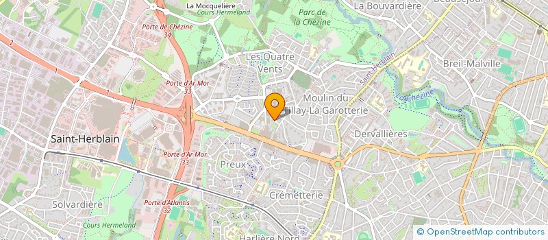 localisation de l'entreprise A.J. IMMO  SAINT-HERBLAIN