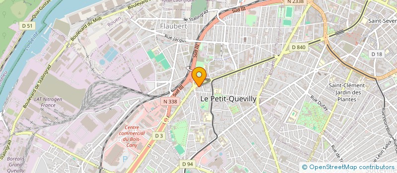 localisation de l'entreprise A J'ISOLE à LE PETIT-QUEVILLY