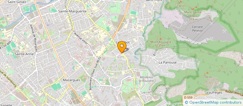 localisation de l'entreprise A.J.J.A à MARSEILLE