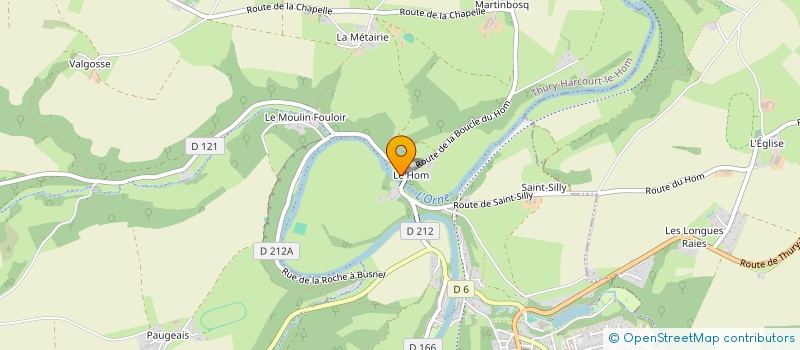 localisation de l'entreprise A J L  THURY-HARCOURT-LE-HOM