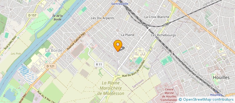 localisation de l'entreprise A.J.L.P IMMOBILIER  SARTROUVILLE