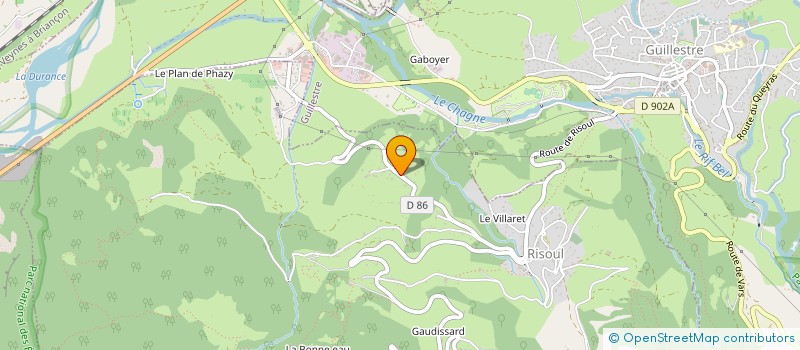 localisation de l'entreprise A.J.L. TERRASSEMENT  RISOUL