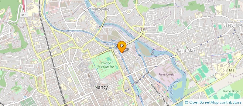 localisation de l'entreprise A.J.LOISIRS  NANCY