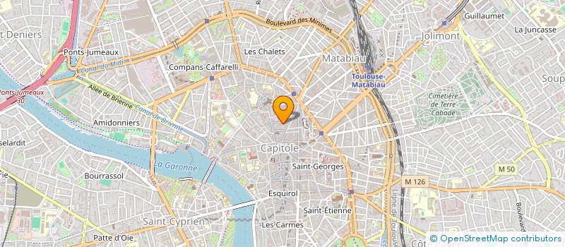 localisation de l'entreprise A.J.M  TOULOUSE